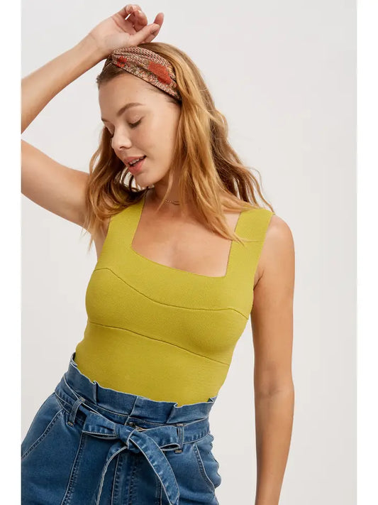 WILLOW BRAMI TOP Lemon Grass