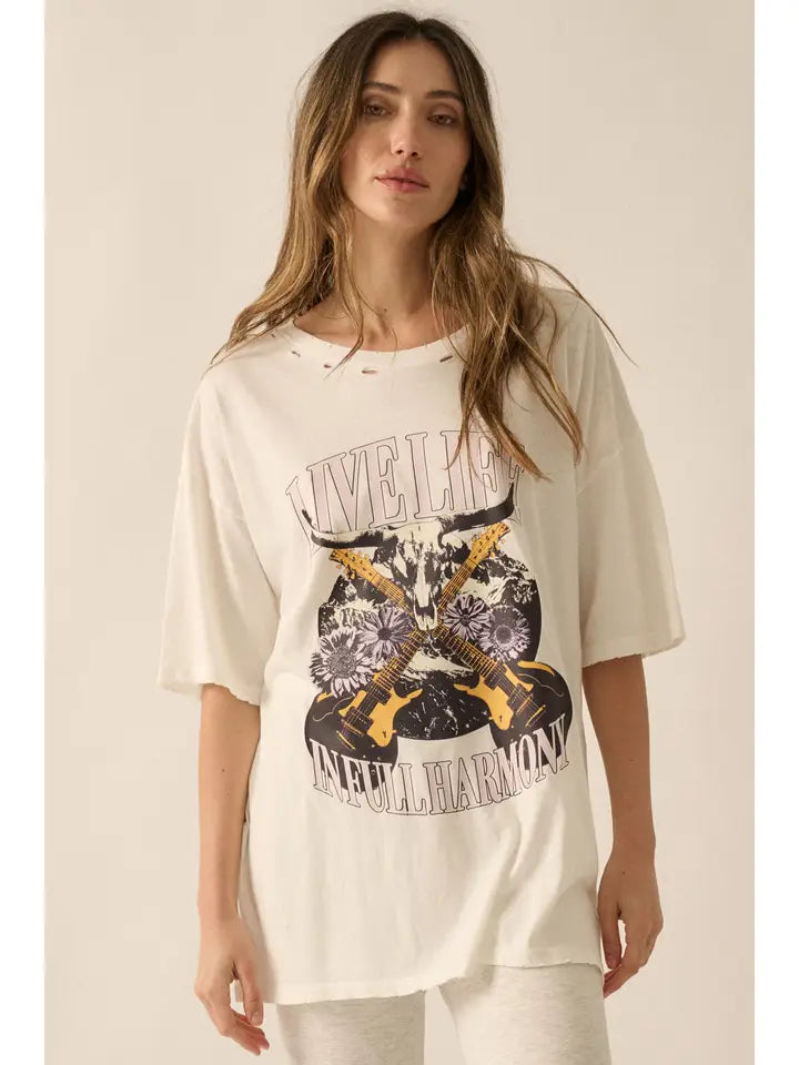 Live Life Graphic Tee