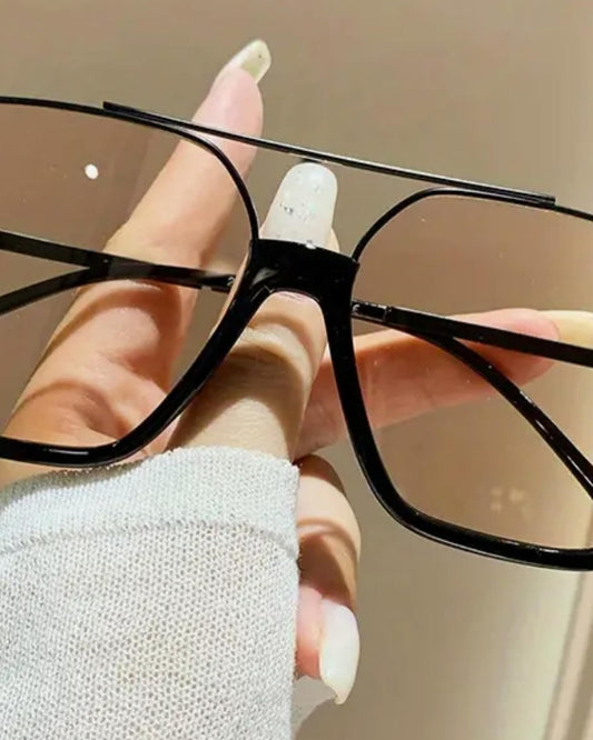 Fashion Glasses Black w/ tinted lenses