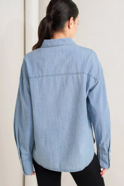 Extra Chambray Top