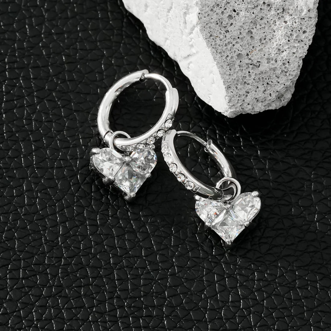Creeda white gold earrings