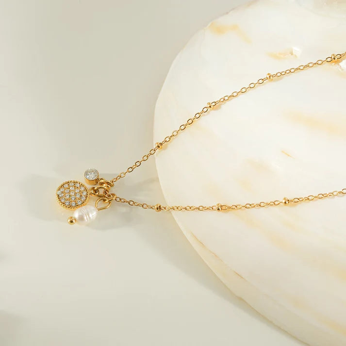 Kaamil Gold Charm Necklace