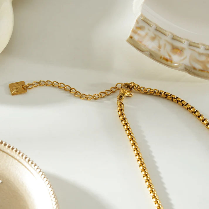 Mahana Lariat Gold Necklace