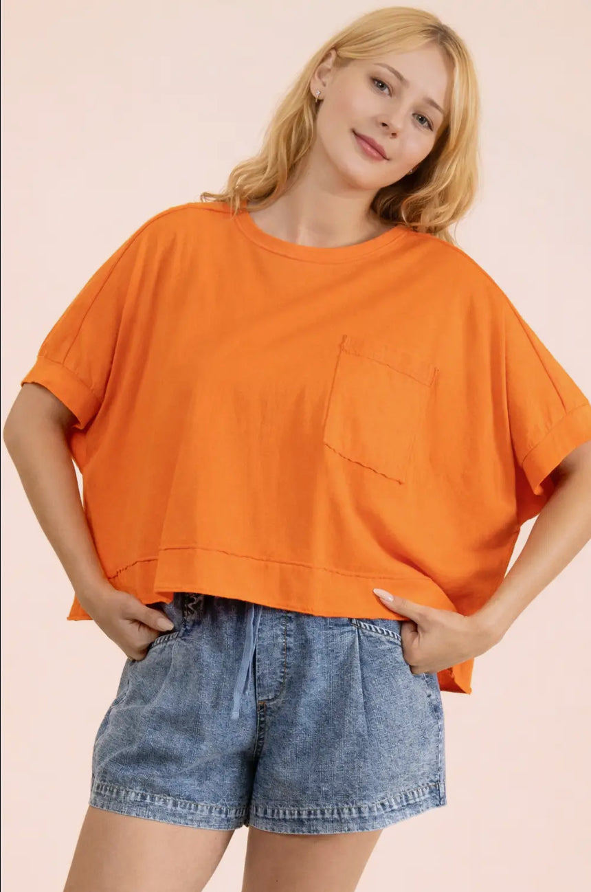 Crop Orange Tee (Copy)