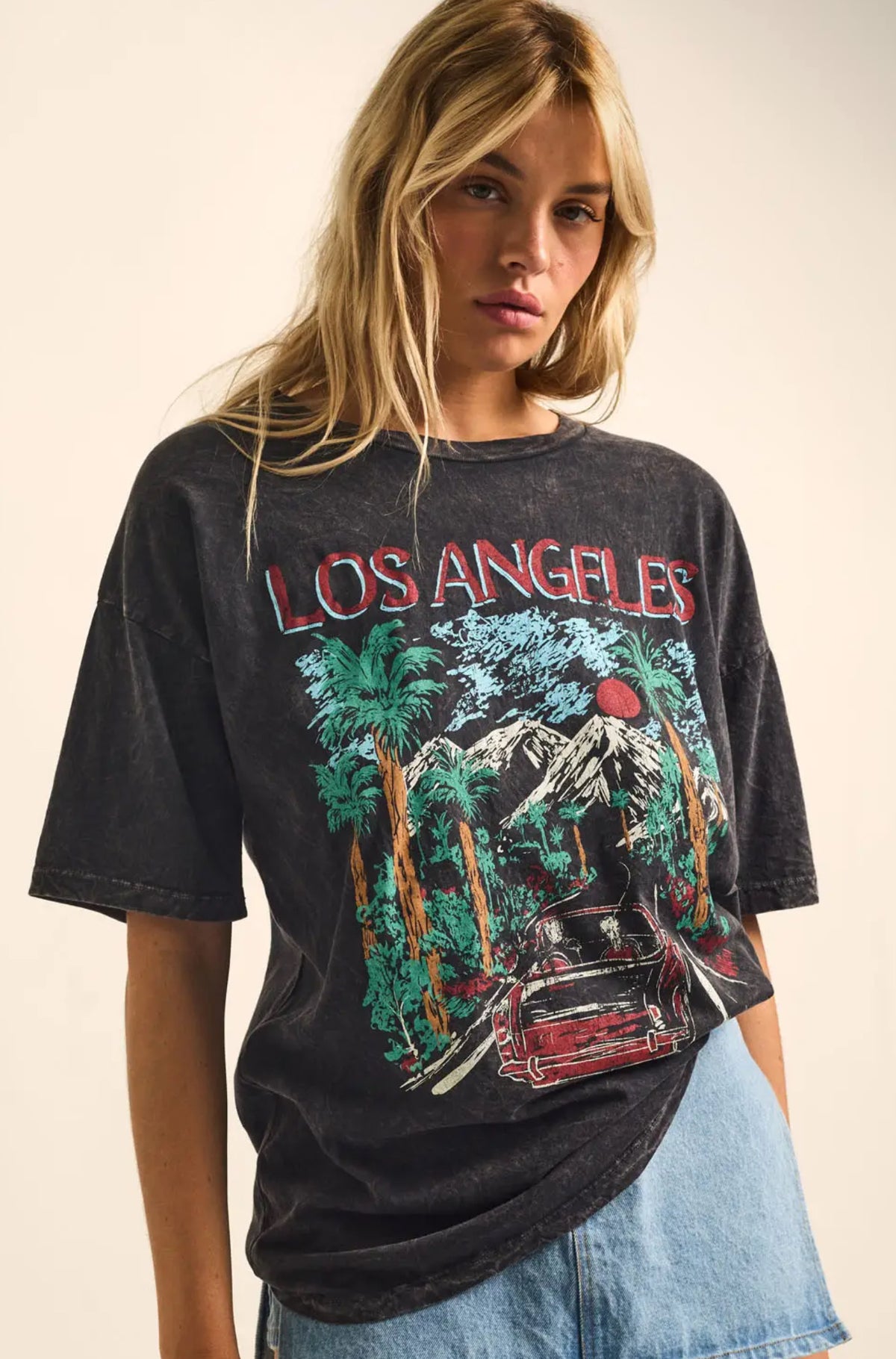 Los Angeles mineral washed Graphic Tee
