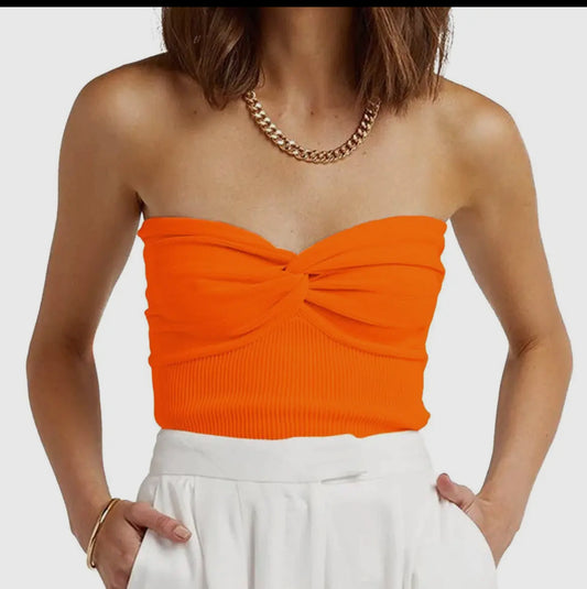 Omee bandeau top orange