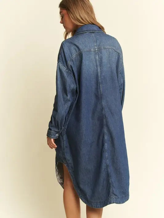 Berset Long Denim Jacket