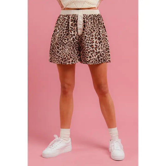 Leopard print Shorts