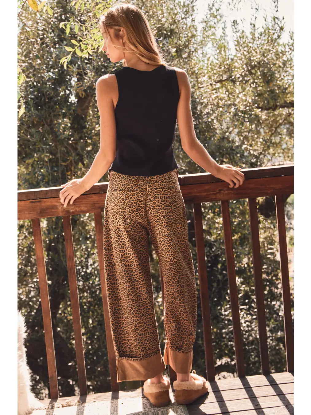 Paige Leopard Pants