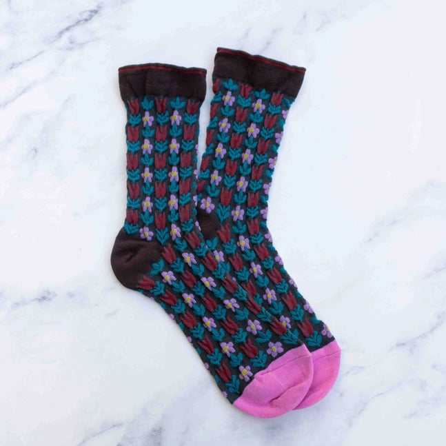 Vintage Floral Socks