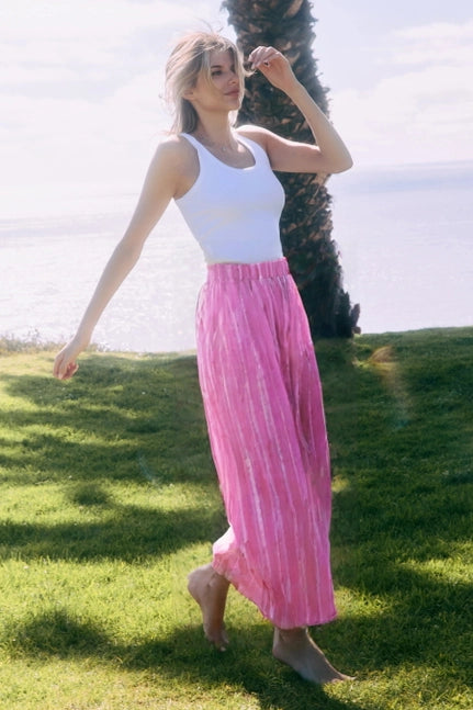 Pink Stripped Pant