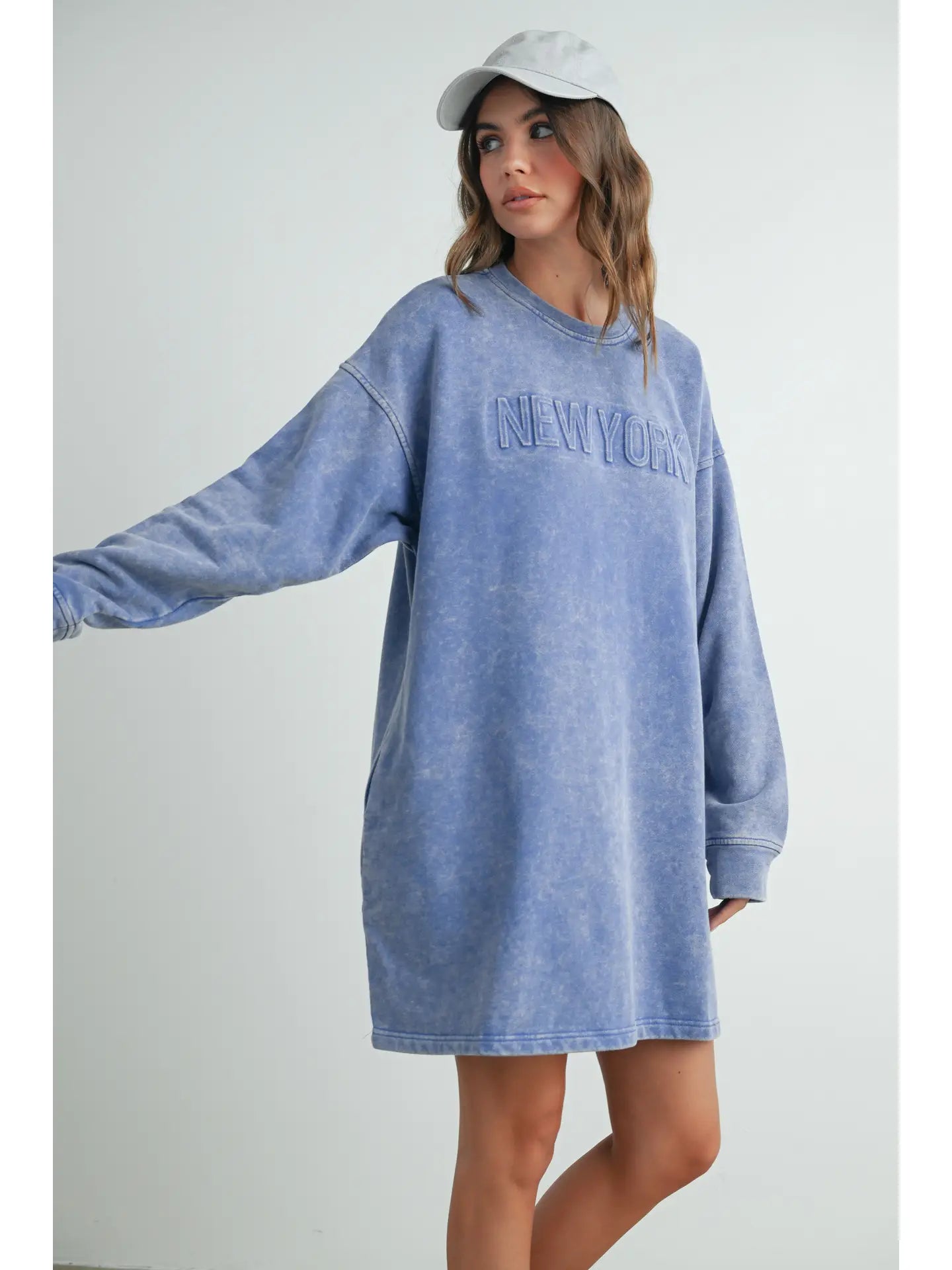 New York SweatShirt Dress