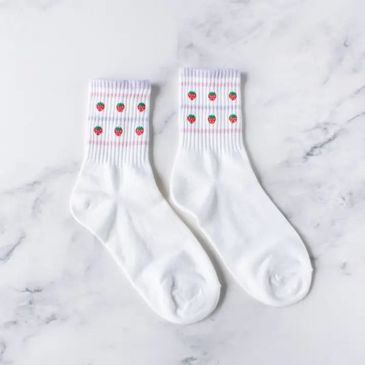 Juicy Fruit Strawberry Socks