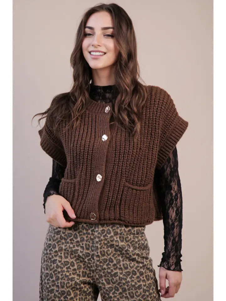 Bowie Cardigan Brown
