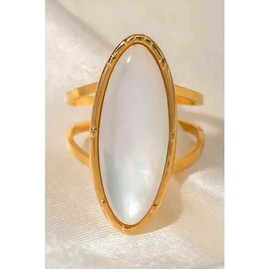 Opal  adjustable ring