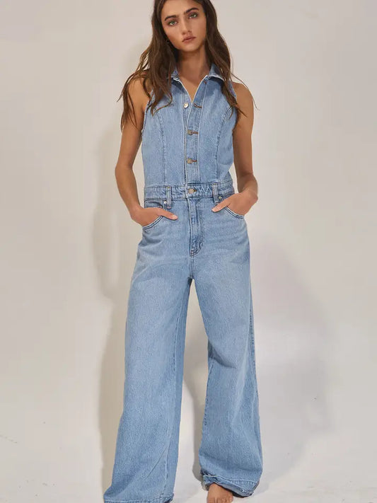 Porsa Denim jumpsuit