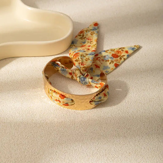 Western Floral  Print Bracelet