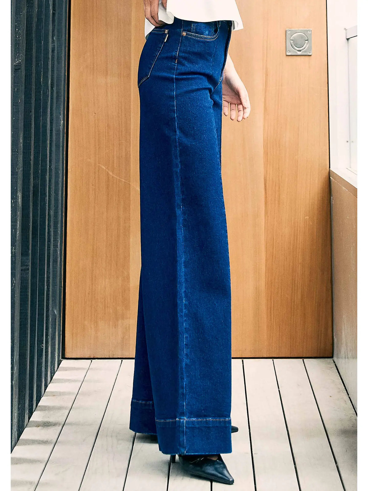 Assure Wide Leg Dark Denim