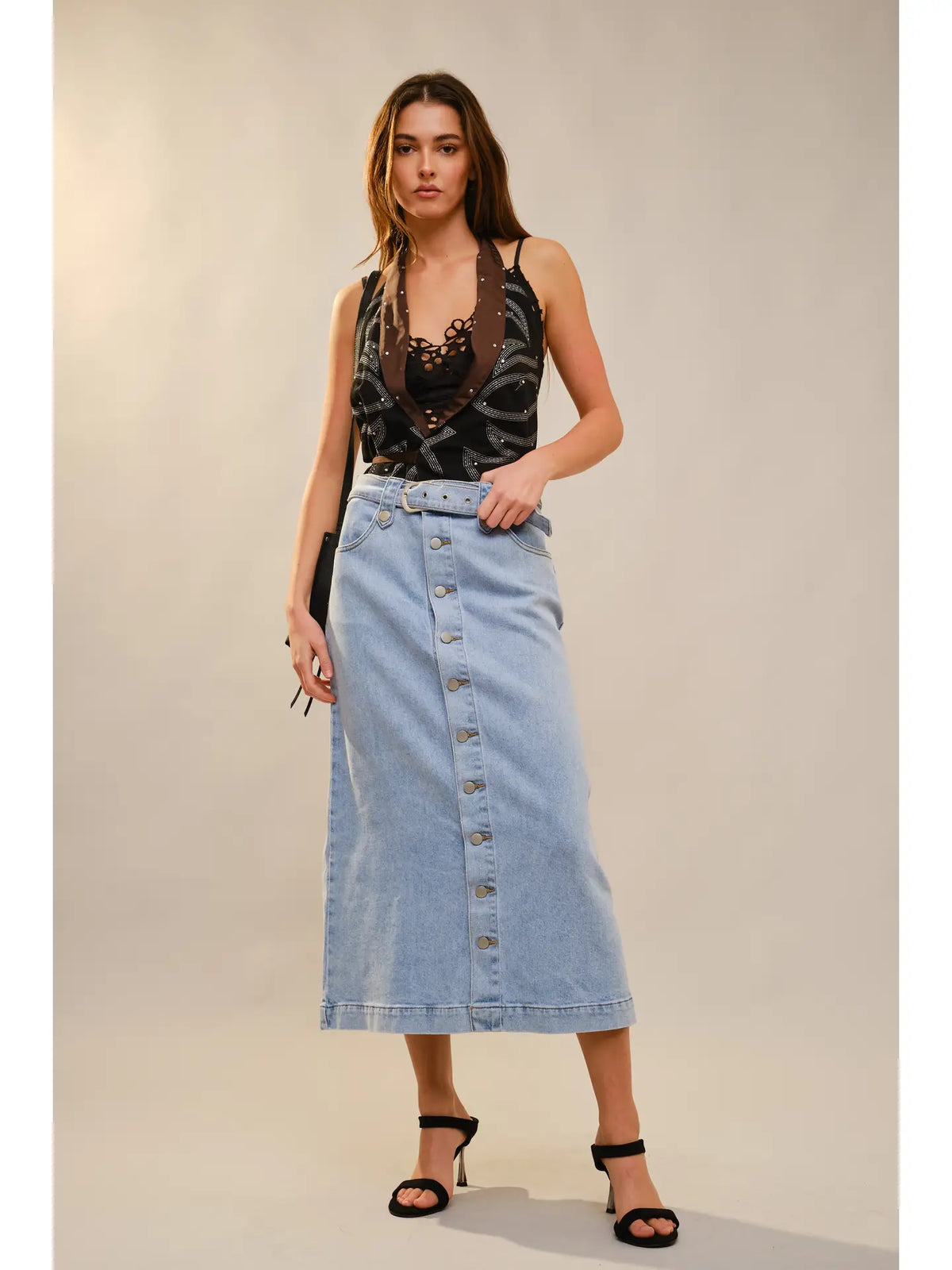 Shelly Denim Skirt