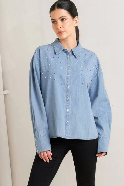 Extra Chambray Top