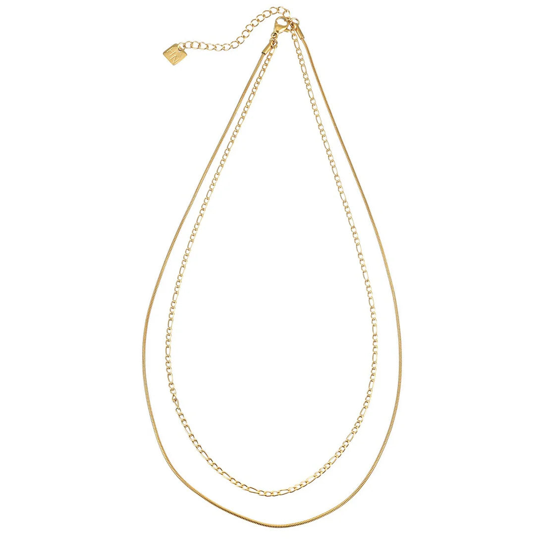 Amara Gold double necklace