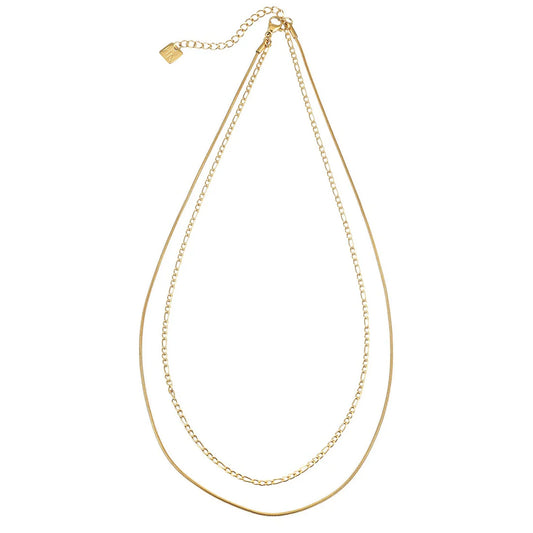 Castilia Gold double necklace