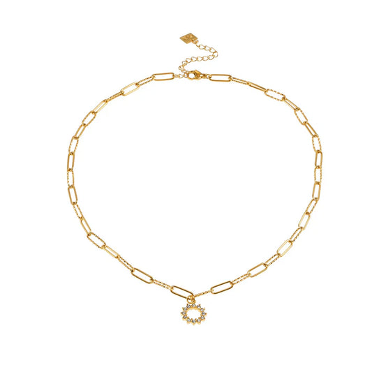 Fretta Necklace gold