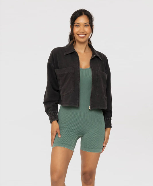Cropped Black Jacket