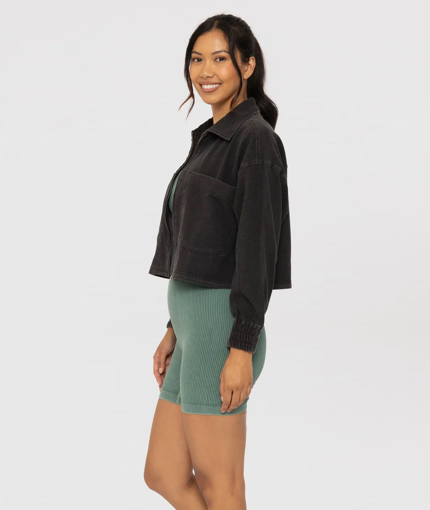Cropped Black Jacket