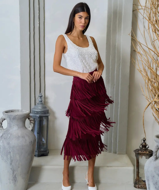 Chaco Fringe skirt