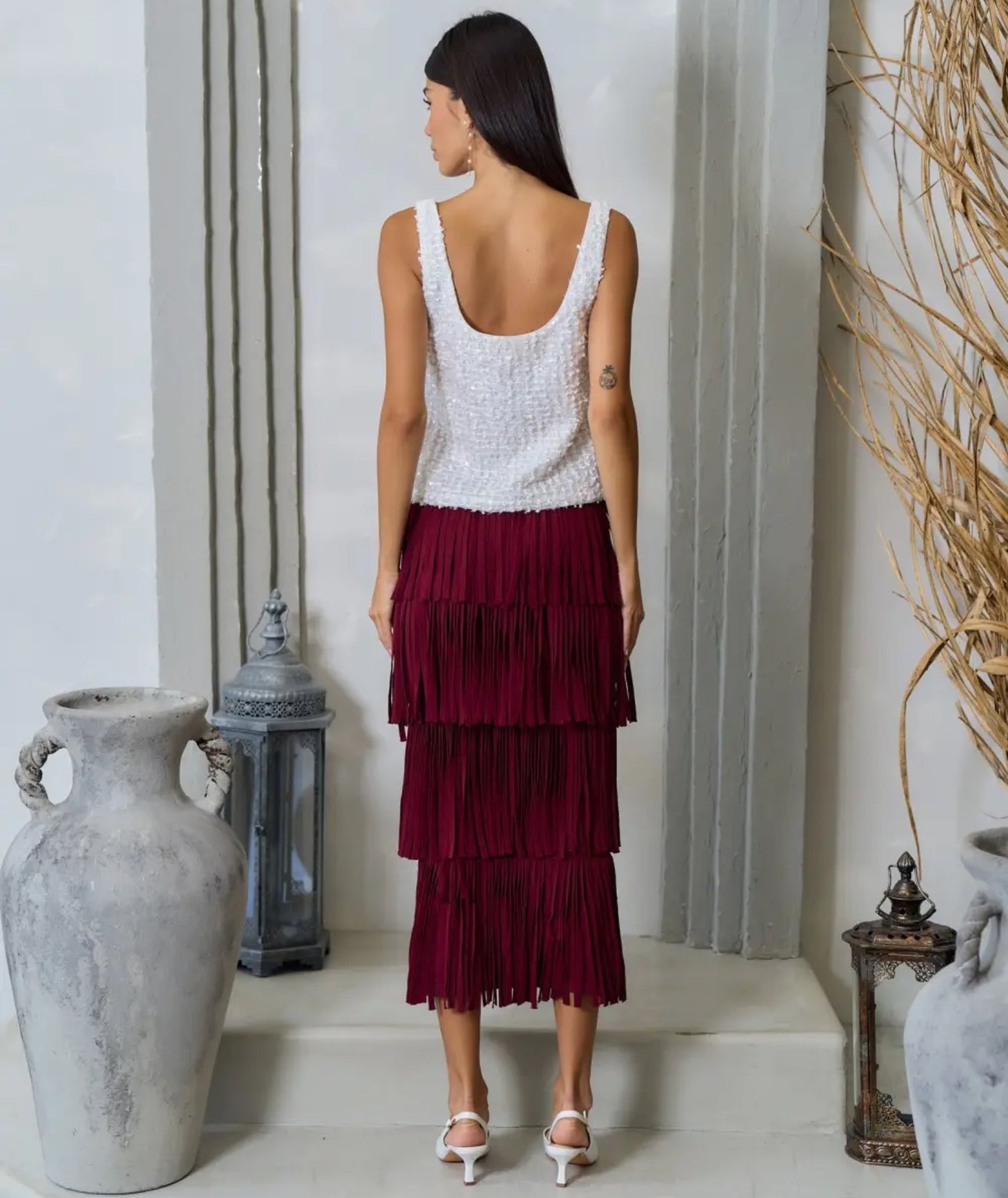Chaco Fringe skirt