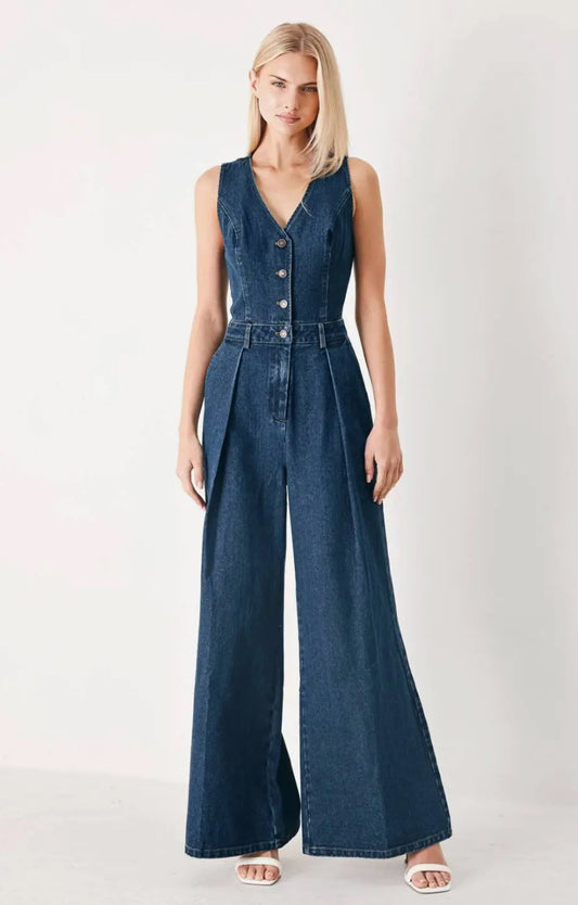 Breanna Denim Jumpsuit