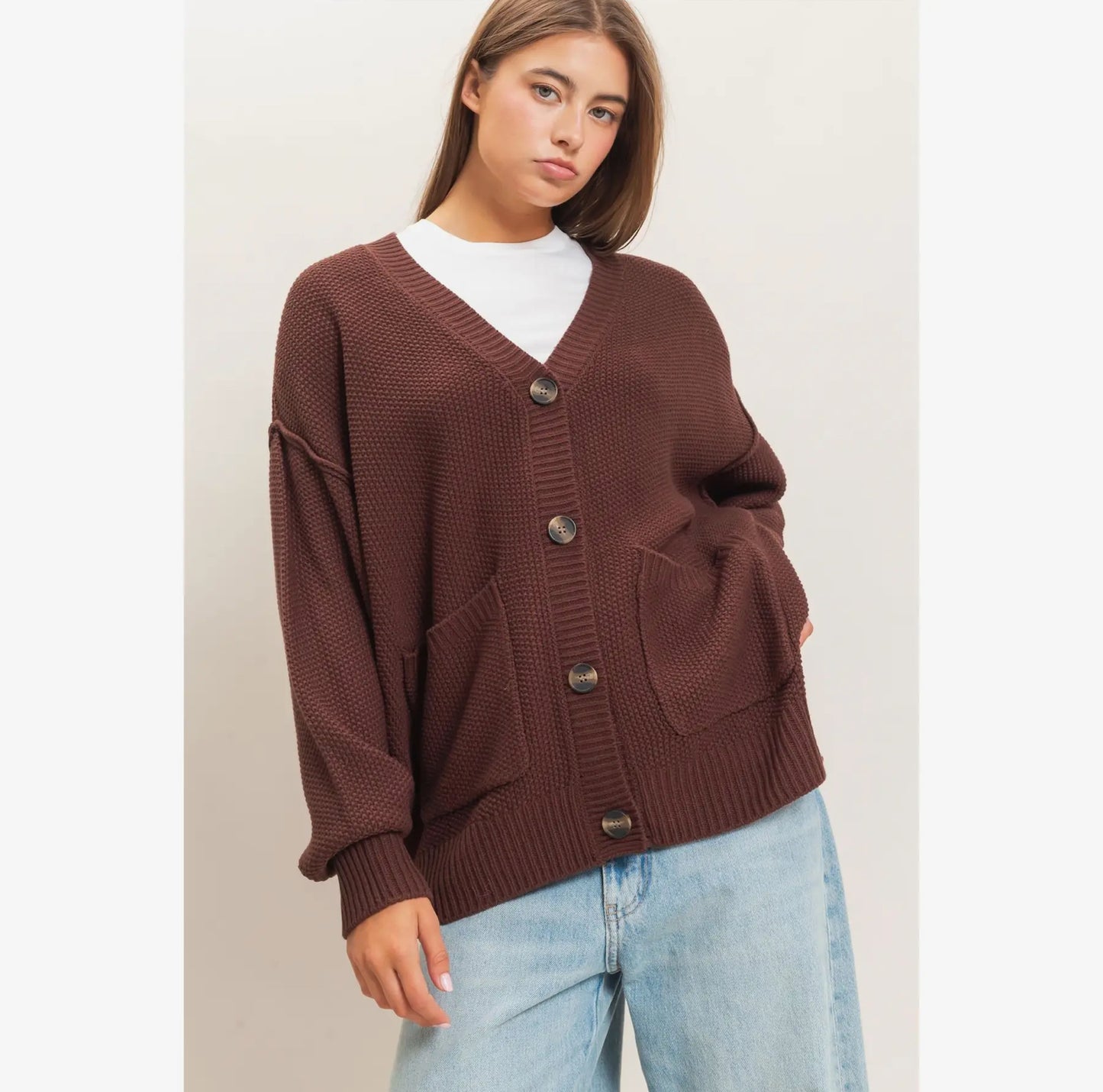 Kerry Knit cardigan brown