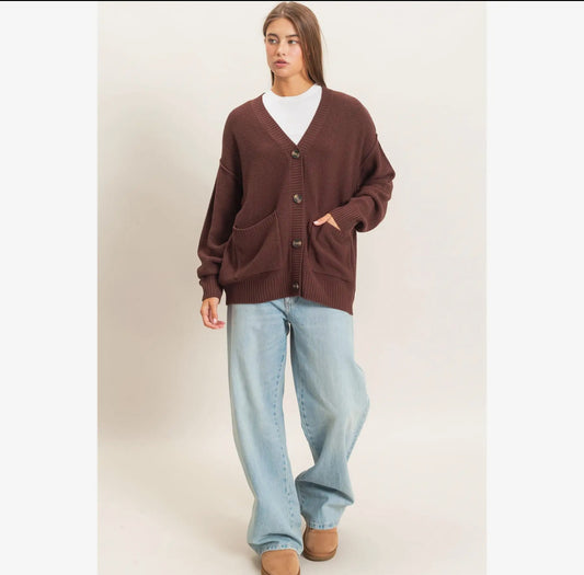 Kerry Knit cardigan brown