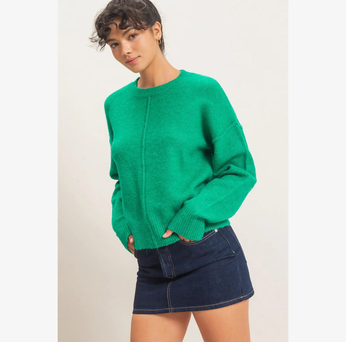 Emmy sweater  emerald