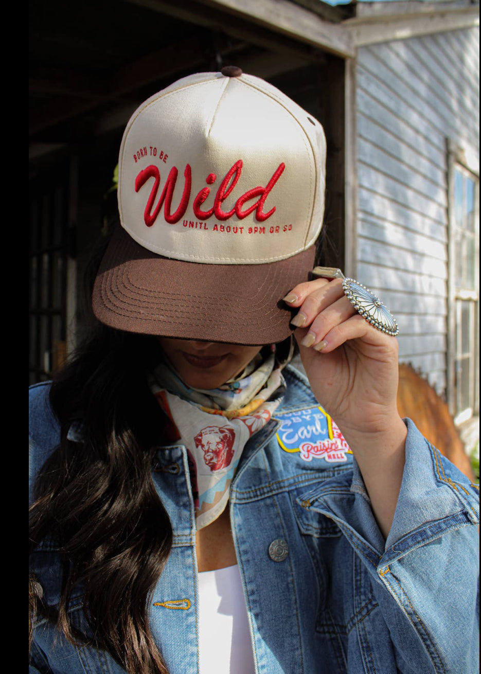 Born to be wild trucker hat