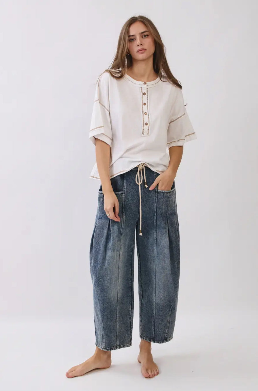 Chloe barrel jeans