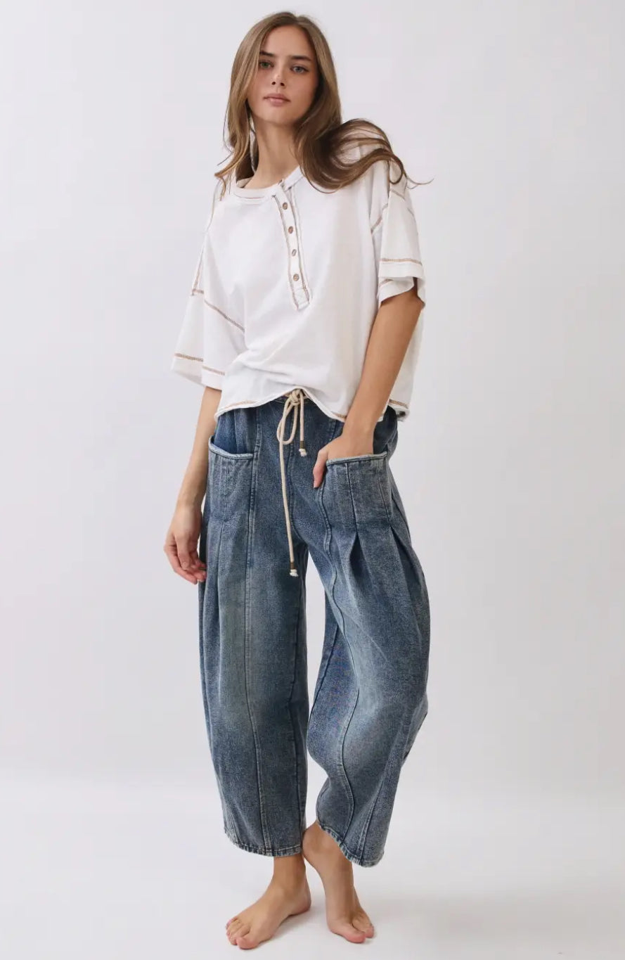 Chloe barrel jeans