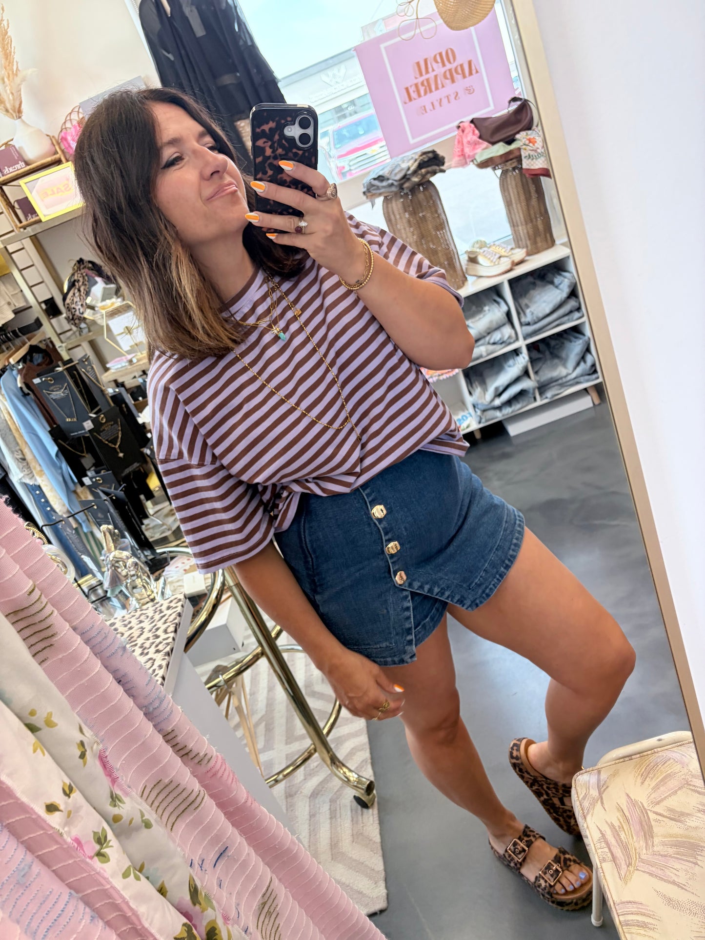 Ella Denim Skort