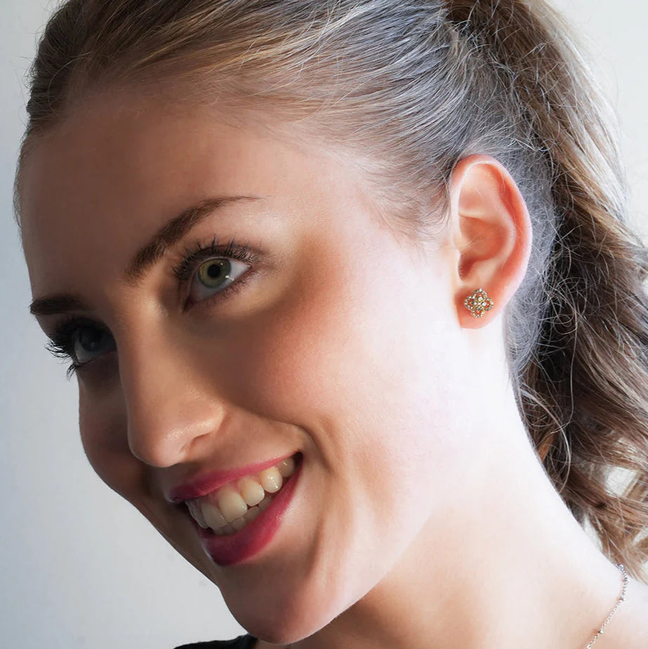 Sanibell clover earrings