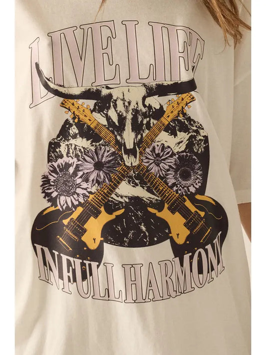 Live Life Graphic Tee