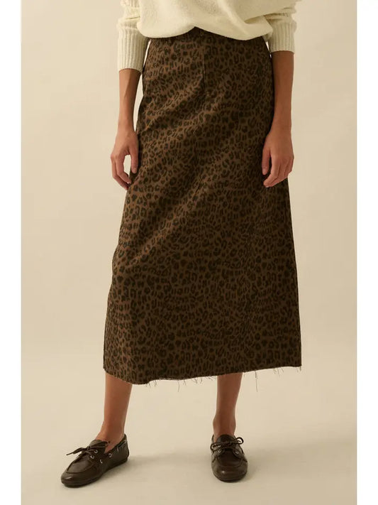 Cheetah Maxi Skirt