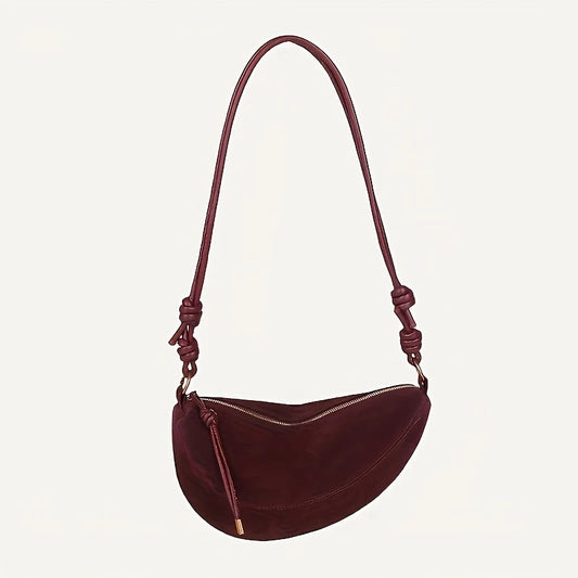 Suede Cross body  Burgundy