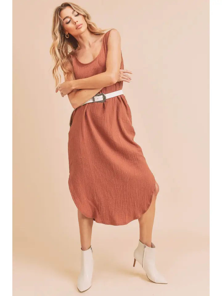 Duccie Tank Terracotta Dress