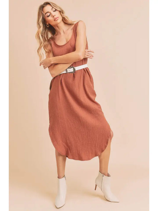 Duccie Tank Terracotta Dress