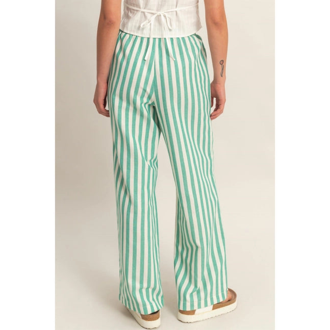 Green Stripped Pant