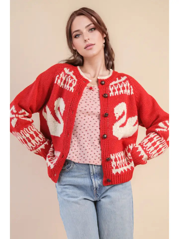Swan Cardi