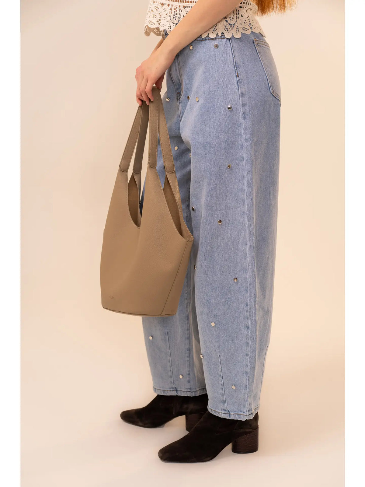 Hey Stud Barrel Jeans