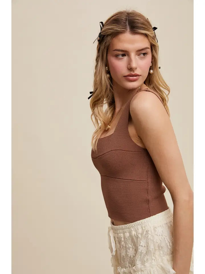 WILLOW BRAMI TOP Light Brown