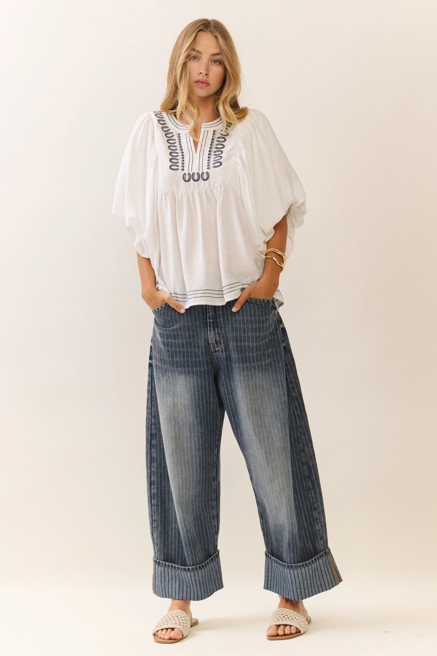 Carpenter Stripped Barrel Jeans